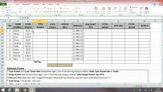 Fungsi LEFT, RIGHT, MID, IF AND, HLOOKUP, CHOOSE, dalam MS.EXCEL