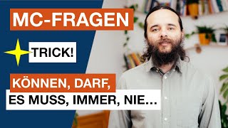 Trick für die Schriftliche Prüfung: Kleine aber feine Worte - Heilpraktiker