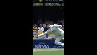 Steve Smith's insane catch at slip 😱 #AUSvIND