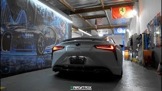 2019 Lexus LC500 w/ ARMYTRIX Valvetronic Exhaust, revs \u0026 accelerations, sexy V8 deep roar!