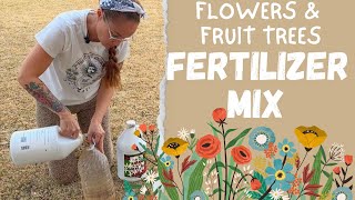 How I Fertilize My Flowers And Fruit Trees In The Desert