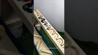 Marble Run Race ☆ Fun Playing Marble with Dump truck & Garbage #124 #shorts