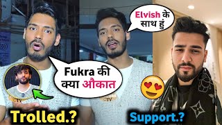 😧 : Digvijay Rathee Trolled Fukra Insan \u0026 Support Elvish Yadav | Elvish Vs Fukra Controversy.!?