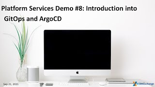 Platform Services Demo 8: Introduction into GitOps and ArgoCD