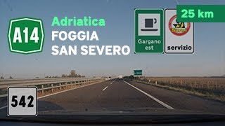 I - Autostrada A14 - Tratto Foggia-San Severo