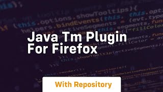 java tm plugin for firefox