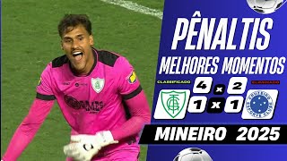 Gol de Lucas Romero América-MG x Cruzeiro | Melhores Momentos | Campeonato Mineiro 2025