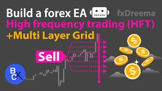 📈Build a forex EA Robot - Best High Frequency Trading (HFT) + Multi Layer Grid System by fxDreema