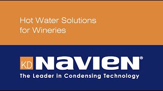 Hot Water Solutions for Wineries