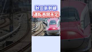 秋田新幹線、停電で運転見合わせ。運転再開の見込みは立っていない 2024年12月29日 #鉄道