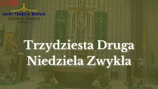 LIVE: Trzydziesta Pierwsza Niedziela Zwykła - 11/10/2024 - 9:00 AM - Polish