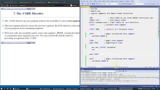 11.10 Flat memory model, stack, const, data and code segments