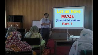 MCQs for Special Education  ( Ppsc exam ) PART 1