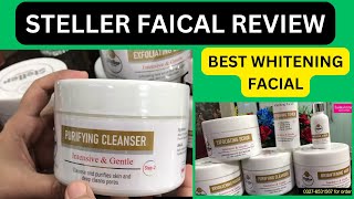 Steller Facial Review Unboxing