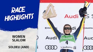 Anna Swenn Larsson ends winning drought in the Pyrenees mountains | Audi FIS Alpine World Cup 23-24