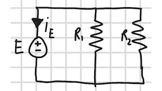 ELECTRIC CIRCUIT EXERCISE - VOLTAGE GENERATOR AND RESISTORS IN PARALLEL