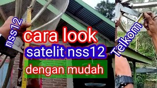 cara lock satelit nss12 dengan mudah