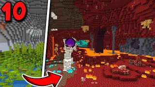 I Transformed the Overworld into the NETHER in Minecraft Hardcore