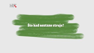 Što kad nestane struje?