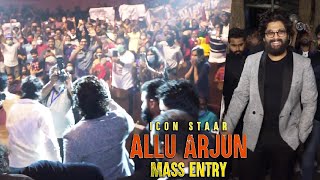 ICON stAAr Allu Arjun Mass Entry @ Pushpa Success Meet Tamil | Pushpa MASSive Success Tamil