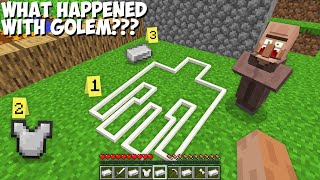 What HAPPENED WITH IRON GOLEM in THIS VILLAGE in Minecraft NEW CURSED GOLEM