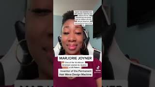 MARJORIE JOYNER - African American Inventor of Hair Wave Machine