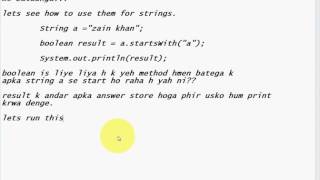 Java Startswith & Endswith Functions / Methods