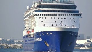 新装！ ｢セレブリティミレニアム｣ 出港 横浜港  CelebrityMILLENNIUM Leave a port YOKOHAMA