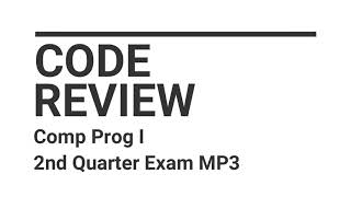 Java- Code Review I