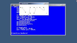Lesson5 Asymmetric Quadratic Curves | Java Graphics Tutorial