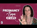 Pregnancy signs at 4 DPO