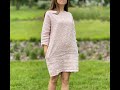 DIY linen tunic dress tutorial - no pattern needed