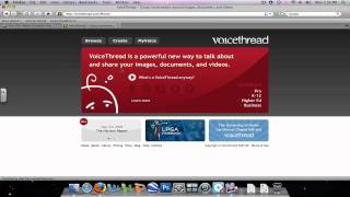 Introduction to Using "Voice Thread"