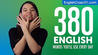 380 English Words You'll Use Every Day - Basic Vocabulary #78