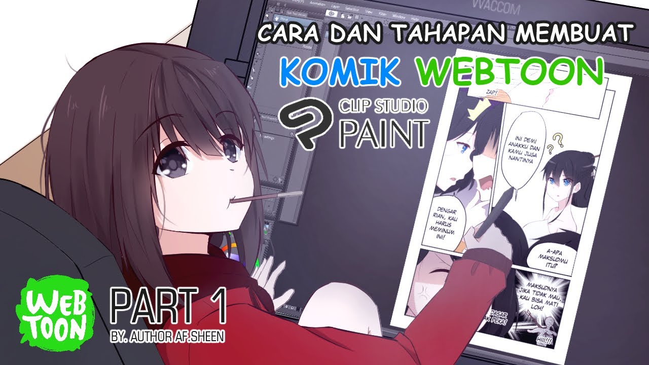 Cara Dan Tahapan Membuat Komik WEBTOON! (1) Pengenalan Aplikasi - YouTube