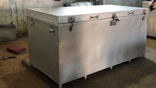 How To Make A Steel || Trunk Box || Making A Local Factory With Amazing Skills