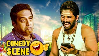 Allu Arjun And Prakash Raj Ultimate Comedy Scene | South indian hindi dubbed best comedy scenes