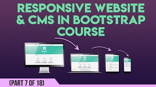 Responsive Website \u0026 CMS in Bootstrap in Urdu/Hindi 7 of 18