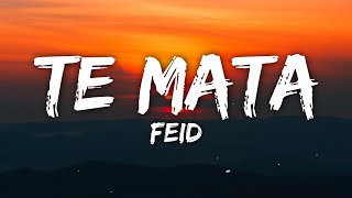 Feid - TE MATA (Letra/Lyrics)