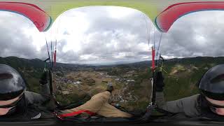 Paragliding in Izu, Japan - Insta360 Evo - 360VR