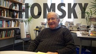 Noam Chomsky personal interview at MIT