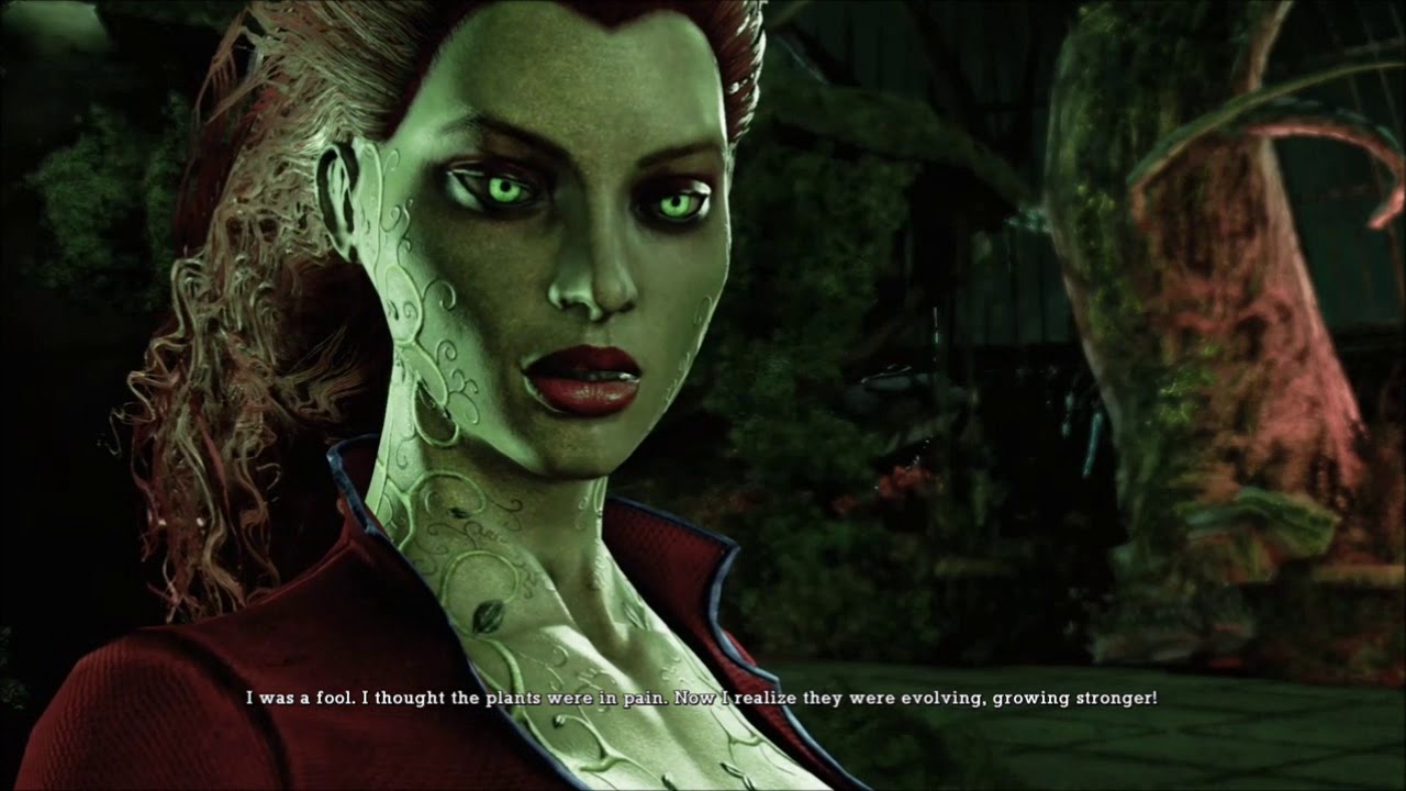 Batman Return To Arkham Poison Ivy Boss - YouTube