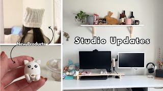 Starting a Business EP3. | Ruined Product | Studio Improvements | New Products