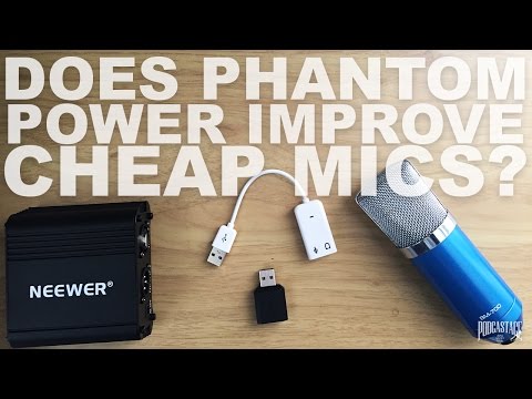 Does Phantom Power Improve Your Condenser Mics Audio? Does Phantom Power Improve Your Condenser Mics Audio?