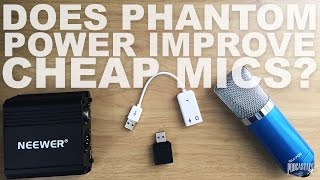 Does Phantom Power Improve Your Condenser Mics Audio?