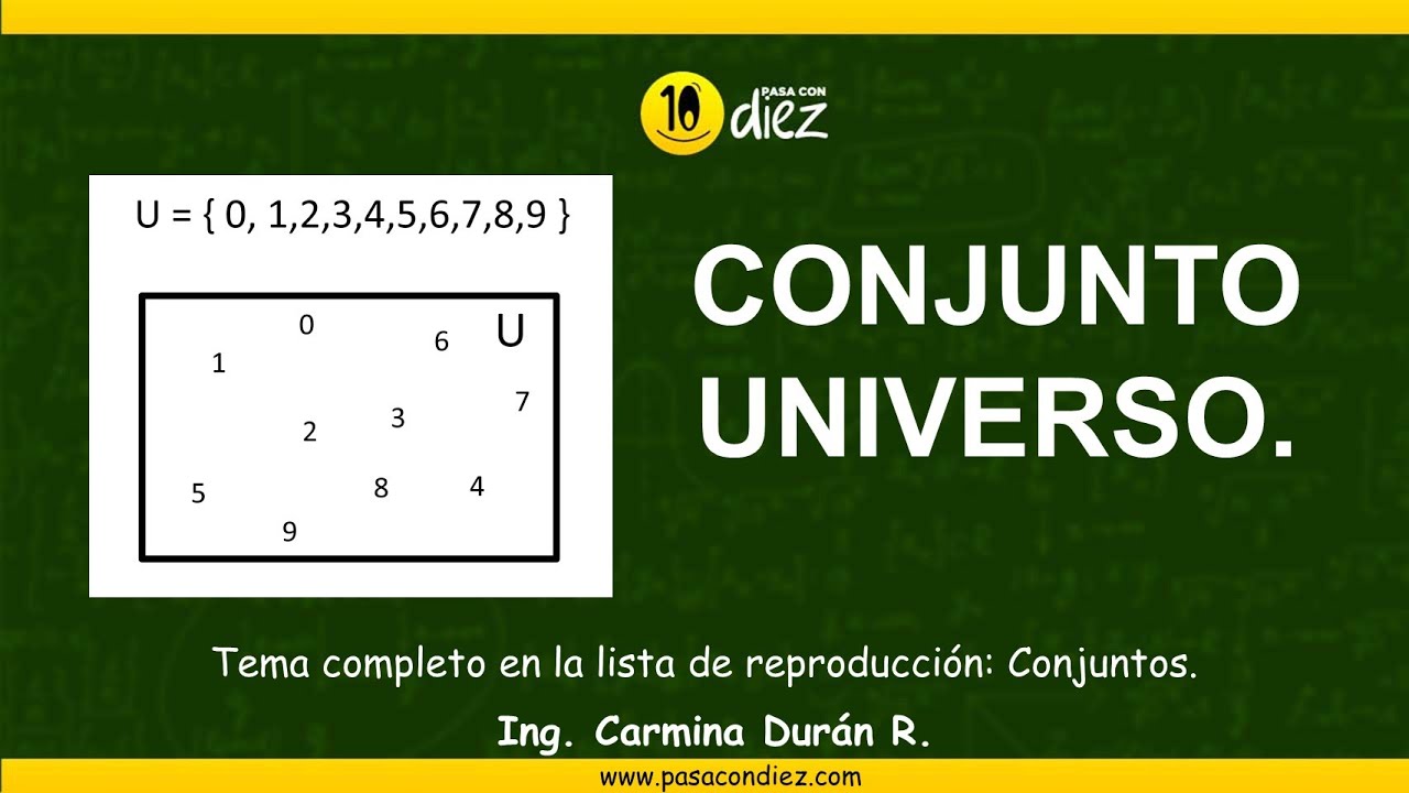 CONJUNTO UNIVERSO - YouTube