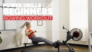 20 Minute Rowing Machine Power Drills Workout for Beginners