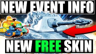 SPECIAL EVENT FREE SKIN!! World of Tanks Console NEWS