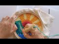 poke embroidery 手工diy 簡簡單單，安安靜靜。 戳戳繡