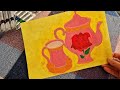 what i do to relax after working from 7 15 06 pm 🌹🎨🍵 silent vlog